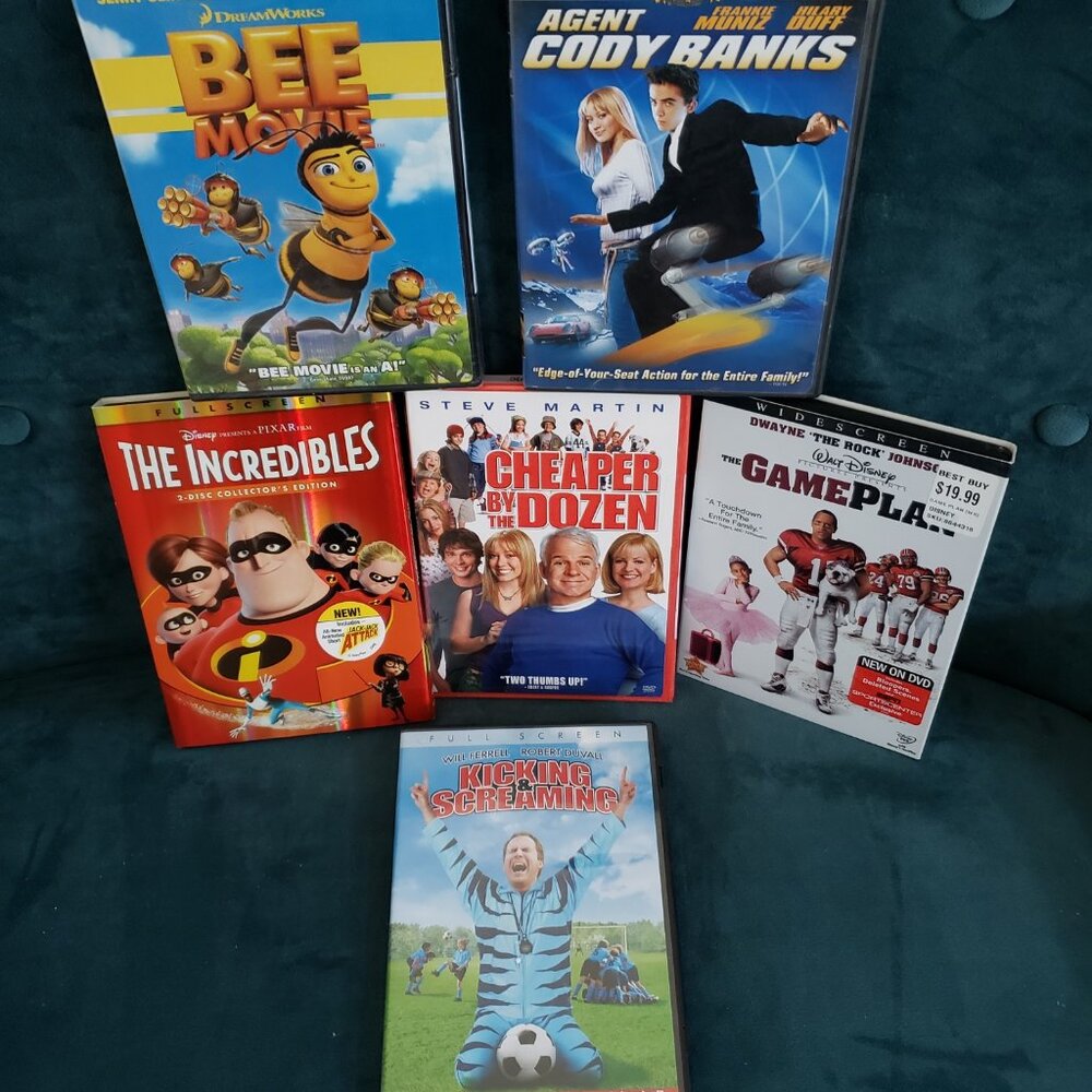 Fun for the Kids and Family DVDs (Qty 6)